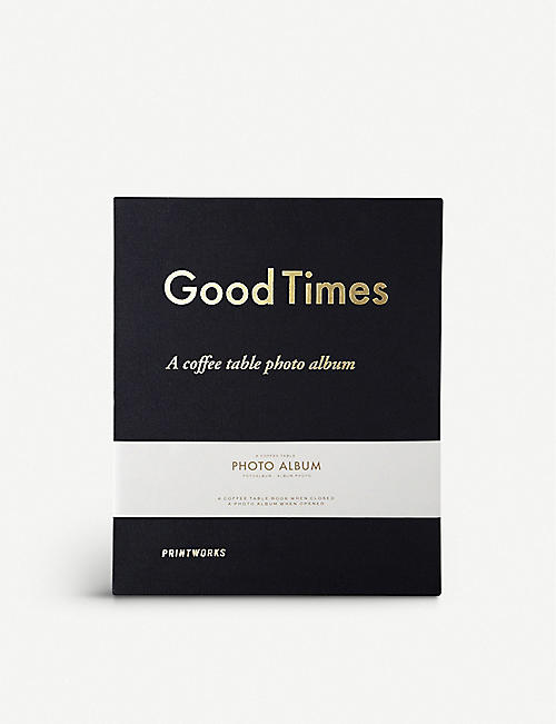 PRINT WORKS: Good Times coffee table photo album 31.5cm x 26cm