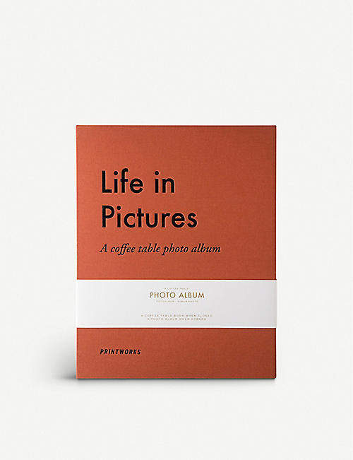 PRINT WORKS: Life in Pictures photo album 21cm x 28cm