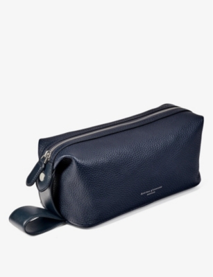 Aspinal Of London Reporter Textured-leather Wash Bag