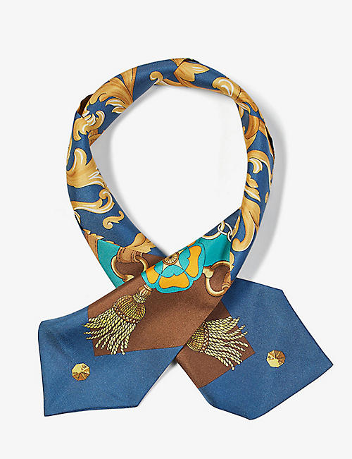 ASPINAL OF LONDON: Signature silk neck bow
