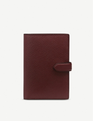 SMYTHSON - Panama leather passport cover | Selfridges.com