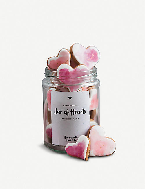 HONEYWELL BISCUIT CO: Jar of Hearts biscuits 220g