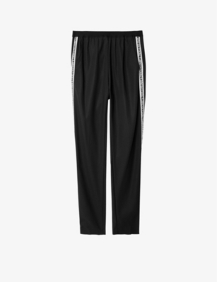ZADIG&VOLTAIRE: Paula side-stripe woven trousers