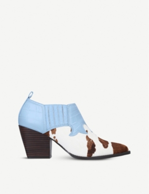 kurt geiger grey ankle boots