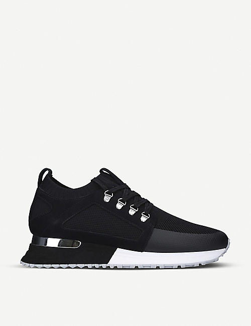 MALLET: Hiker leather and neoprene trainers