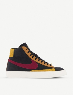 blazer mid 77 trainers black light aqua sail