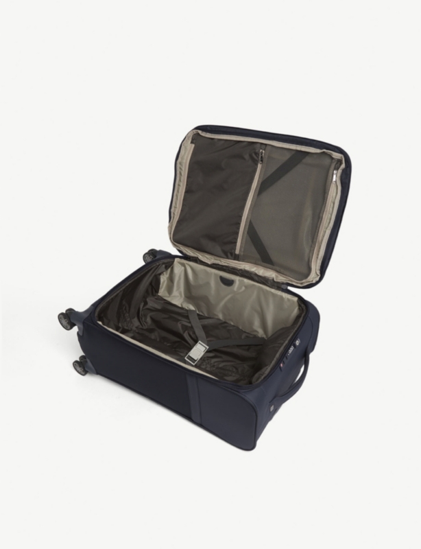 Airea Upright soft case 4 wheel top-pocket cabin suitcase 55cm