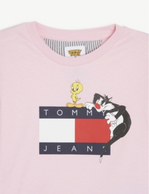 tommy hilfiger t shirt crop top