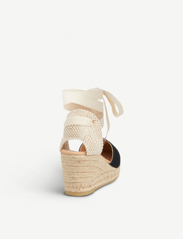 Maureene woven canvas wedge espadrilles