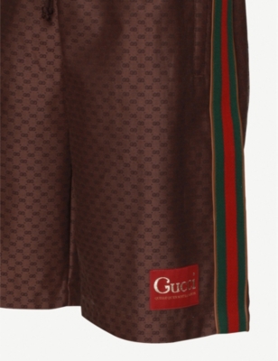 gucci satin shorts