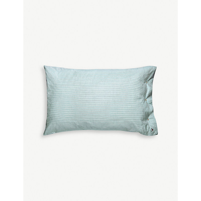 Shop Ralph Lauren Home Evergreen Oxford Standard Cotton Oxford Pillowcase 50x75cm