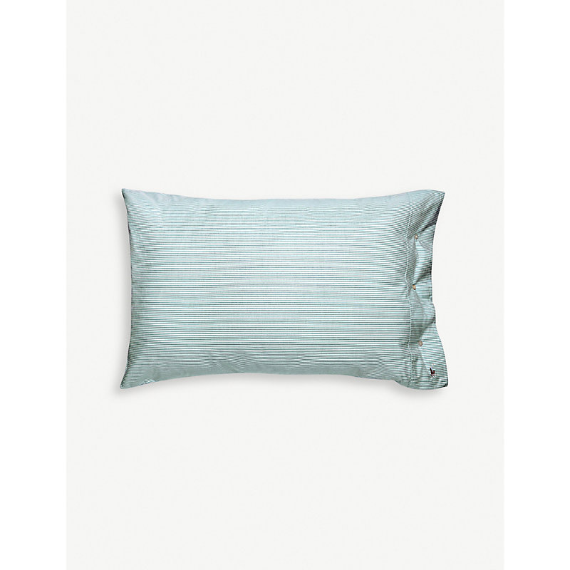 Shop Ralph Lauren Home Evergreen Oxford Set Of Two Standard Pillowcases