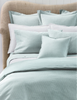 Polo Ralph Lauren Evergreen Oxford Cotton Flat Sheet Double In Evergreen