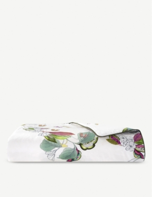 YVES DELORME - Riviera silk counterpane 80cm x 220cm | Selfridges.com