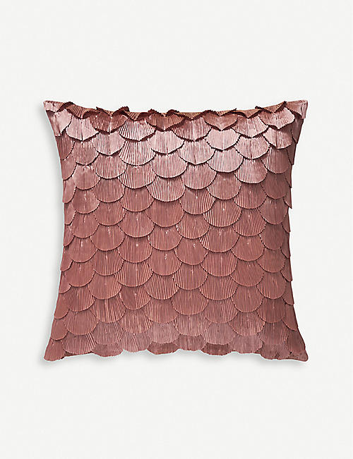 YVES DELORME: Ombelle cotton cushion cover 45cm x 45cm