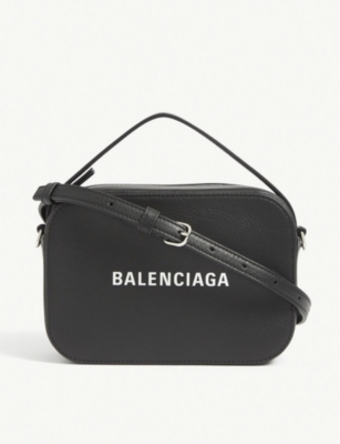 BALENCIAGA - Everyday leather camera bag | Selfridges.com