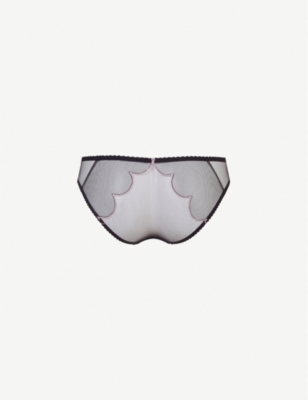 AGENT PROVOCATEUR: Lorna mid-rise mesh briefs