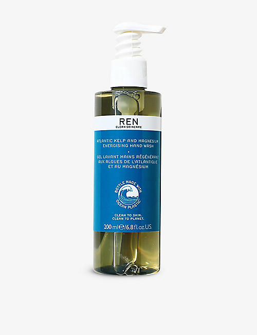 REN: Atlantic Kelp and Magnesium Energising hand wash 200ml
