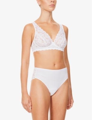 HANRO: Moments stretch-lace maxi briefs