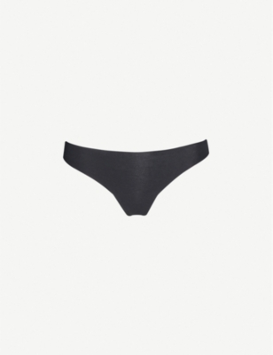 HANRO - Invisible Cotton - Thong - black