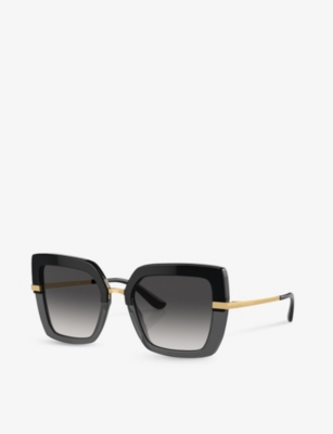 DOLCE & GABBANA: DG4373 square-frame acetate sunglasses