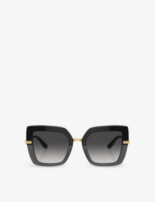 DOLCE & GABBANA: DG4373 square-frame acetate sunglasses