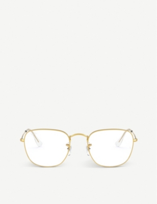 RAY-BAN: RX3857V Frank metal square-frame glasses