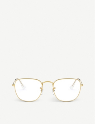 ray ban metal square sunglasses