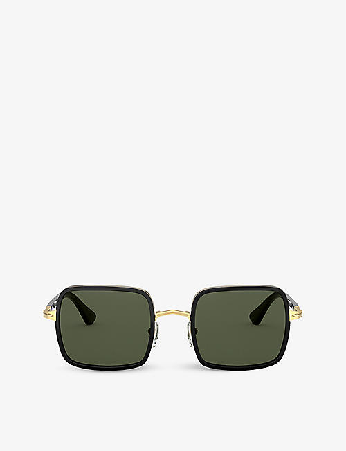 PERSOL: PO2475S square-framed metal sunglasses