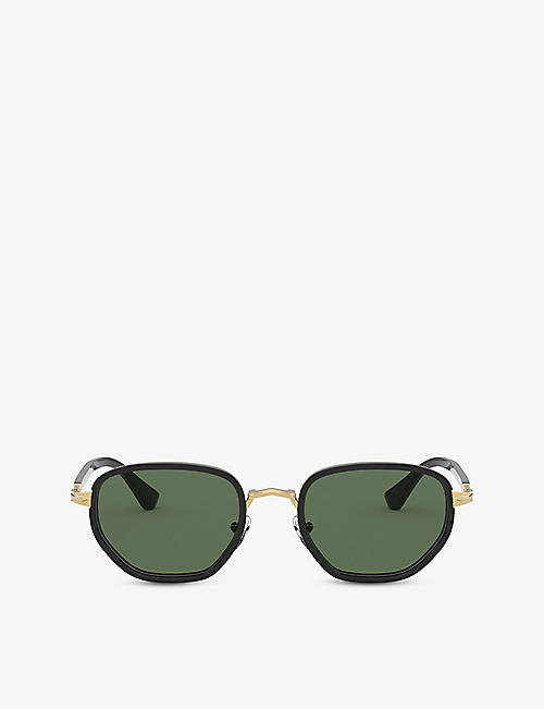 PERSOL: PO2471S metal and crystal sunglasses
