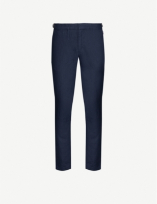 slim fit tapered trousers