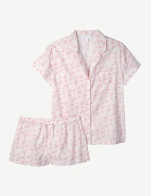 Paisley-print short ...