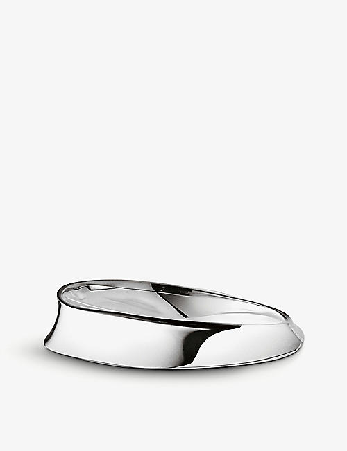 GEORG JENSEN: Moebius sterling silver bracelet