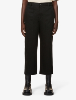 THE ROW Hester high rise wide leg jeans Selfridges