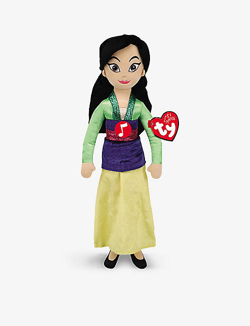 TY: Disney Princess Mulan plush toy with sound 38cm