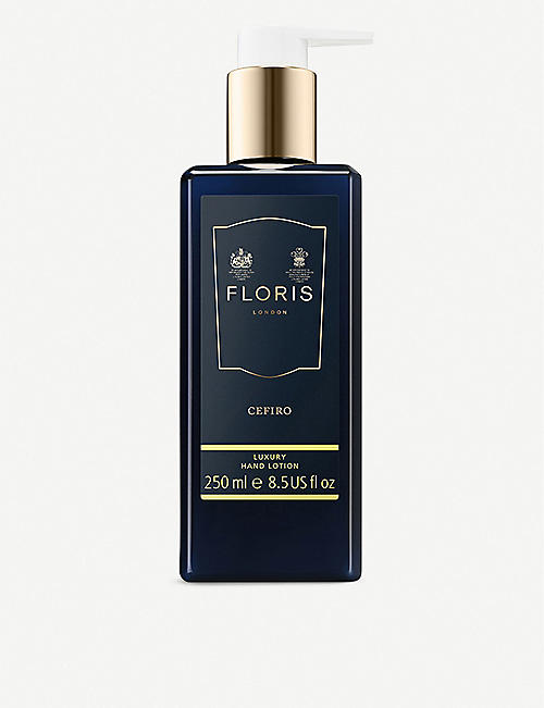 FLORIS: Cefiro luxury hand lotion 250ml