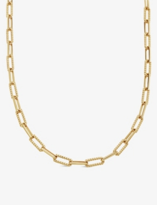 MISSOMA: Coterie 18ct yellow gold-plated brass necklace