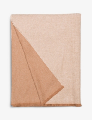 BEGG X CO: Vale lambswool and cashmere-blend throw 200cm x 147cm