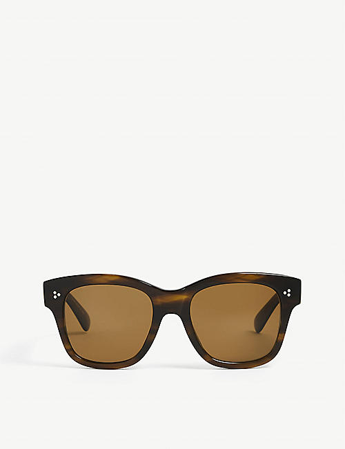 OLIVER PEOPLES: Melery square-frame acetate sunglasses