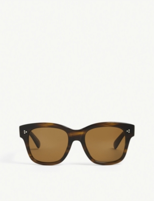 Oliver Peoples Melery Square-frame Acetate Sunglasses In Brown