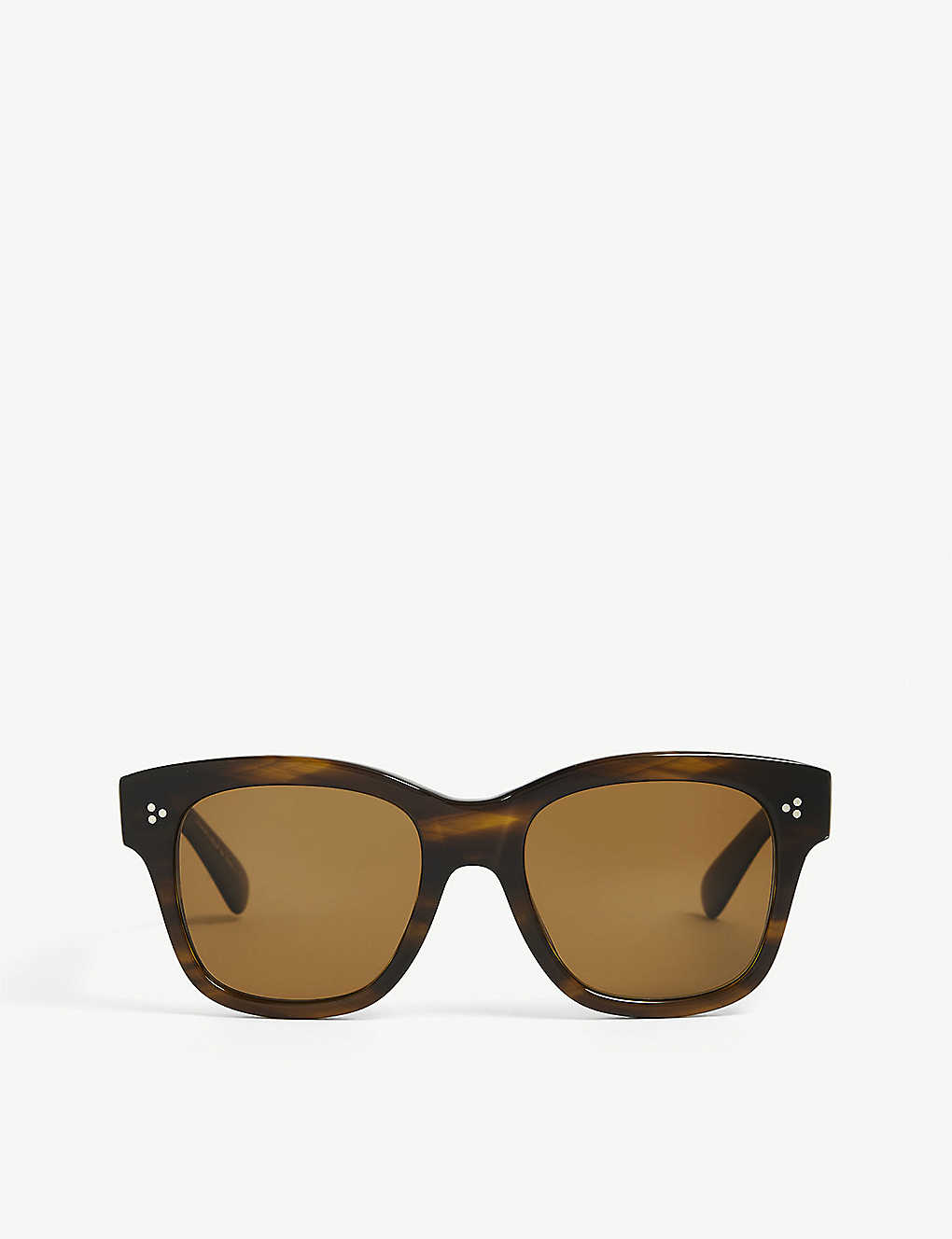 Oliver Peoples Melery Square-frame Acetate Sunglasses In Brown