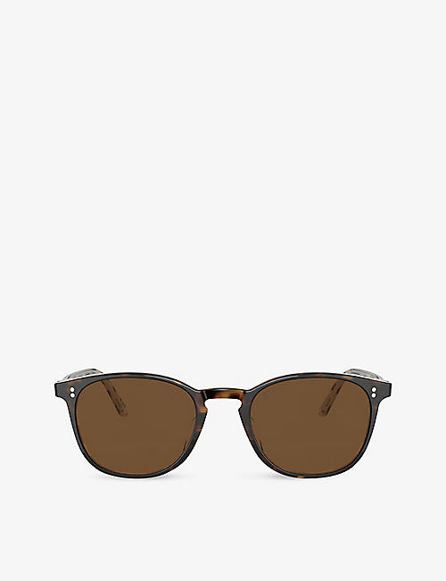 OLIVER PEOPLES: Ov53497su Finley Esq. Sun round-frame sunglasses