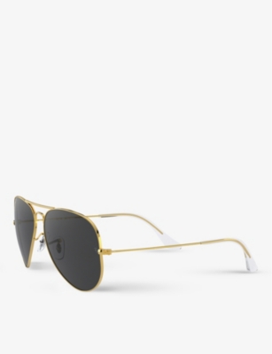 Ray Ban Rb3025 Aviator Sunglasses Selfridges Com