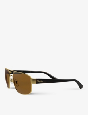 RAY-BAN: RB3663 rectangle-framed sunglasses