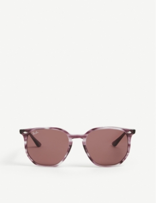 RAY-BAN: RB 4306 hexagonal-frame nylon sunglasses