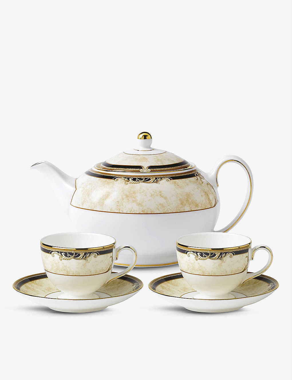 Shop Wedgwood Cornucopia 3-piece Tea Set