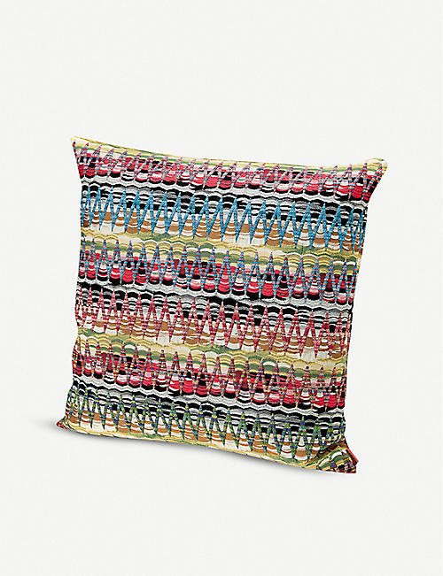 MISSONI HOME: Yalata woven cushion 50cm x 50cm