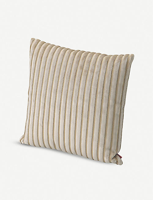 MISSONI HOME: Coomba velvet cushion 40cm x 40cm