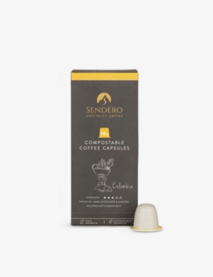 SENDERO: Colombia compostable coffee capsules pack of 10