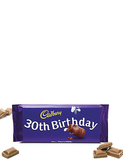 CADBURY: 30th Birthday Dairy Milk chocolate bar 110g